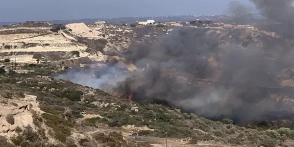 Ηράκλειο: Φωτιά κοντά στη Μονή Βροντησίου - Ειδήσεις Pancreta